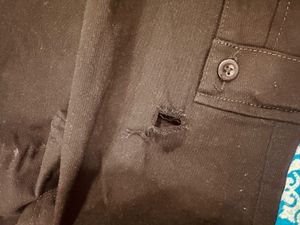 Kids Black Cargo Pants