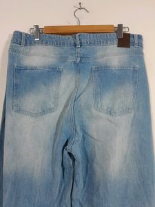 Street 9 Ice Blue  Side Slit Jeans