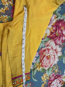 Yellow Embroidered Salwar Kameez