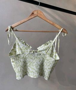 Floral Tie-Front Cami Top