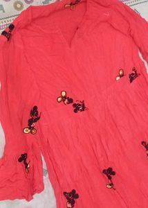 &#34;Viral Cute Red Dress&#34;