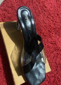 Black Heeled Sandals