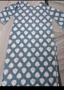 Xl Size Cotton Kurti Plazo Set