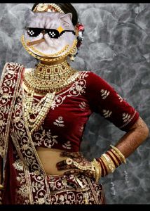 Red & Gold Lengha