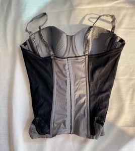 Lace Detail Bustier Top