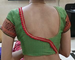 Green Embroidered Blouse