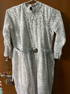 Floral Print Long Sleeve Dress