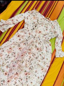 Floral Printed Long Dress