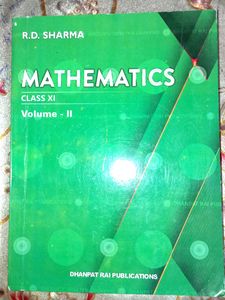 Rd Sharma (Vol-2)Class 11th.