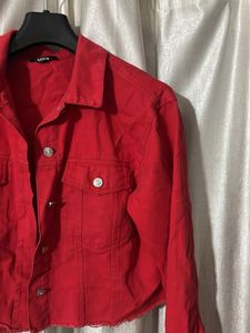 Red Denim Jacket