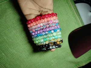 Crackle. Beads Bracelet High Quality