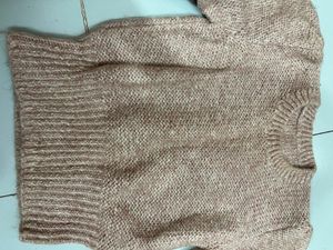 Blush Pink Crop Sweater