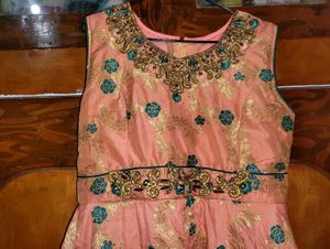 Embroidered Indian Gown