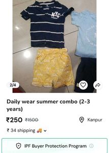 baby summer set combo (2-3 years)