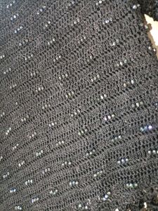 Black Knit Long Sleeve Top