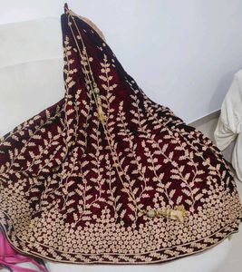 Elegant Maroon Lehenga Choli