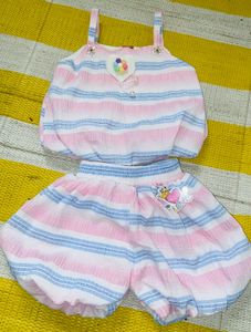 Baby Girls Above Knee Party Dress (Pink)