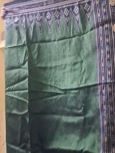 Khandua Pata Green Daily use Saree