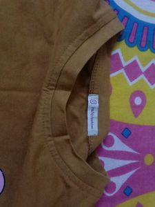 Brown T-shirt with Melting Mouse