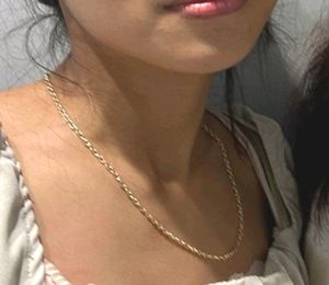 Gold Chain Necklace And Mars Lip Liner