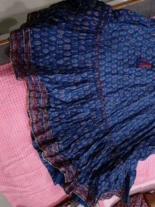 Elegant Blue Printed Kurta