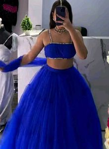Royal Blue Lehenga Choli Set
