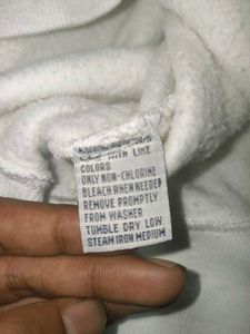 Polo Ralph Lauren White Zip Hoodie