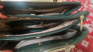 Elegant Green Handbag