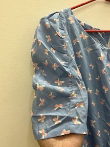 Cute Bow Print Dress