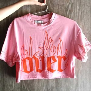 Y2K Print oversized top