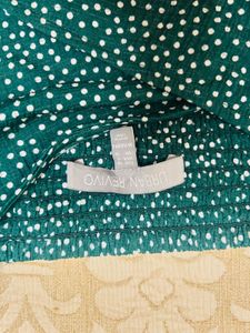 Polka Dot Printed Green Top