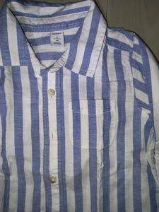 Blue &amp; White Strip Shirt