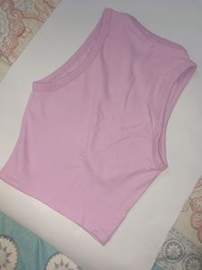 Set Of 3 Crop Ribbed Top
