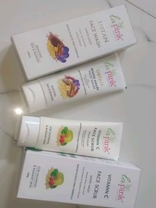 Lapink Facewash + Face Scrub Combo