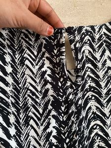 Chic Black &amp; White Maxi Dress