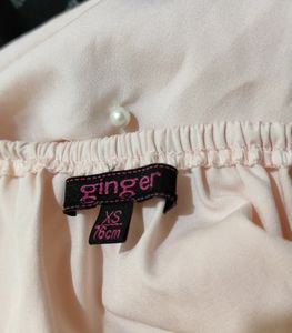 pearl-studded pink top 𐙚