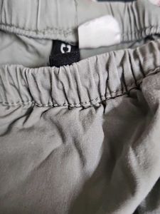 Olive Green Parachute Pant