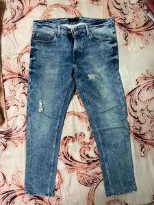 United Colors Of Benetton Men Blue Skinny Fit Jean