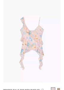 Floral Ruffle Cami