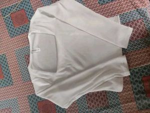 White Long Sleeve Top