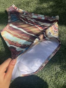 Abstract Design, One shoulder Croptop for Women!