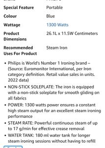 Philips Steam Iron GC1905/21