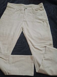 Beige Casual Jeans  Pants