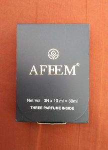 Afeem. Three Parfume Inside