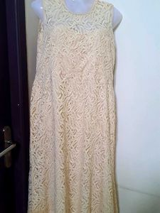 Lace Overlay Gown