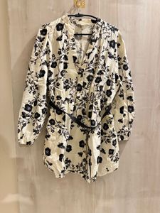 Floral Print Romper