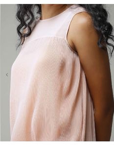 LABEL RITU KUMARStriped Sleeveless A-line Dress