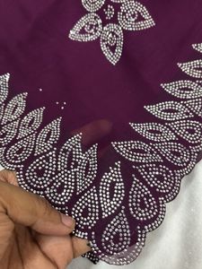 Elegant Purple Saree
