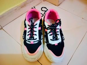 Layasa Shoes/Sneakers Pink And White