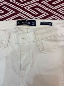 white slim jeans